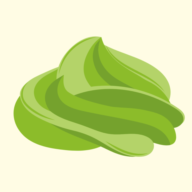 Creamy matcha soft serve ice cream